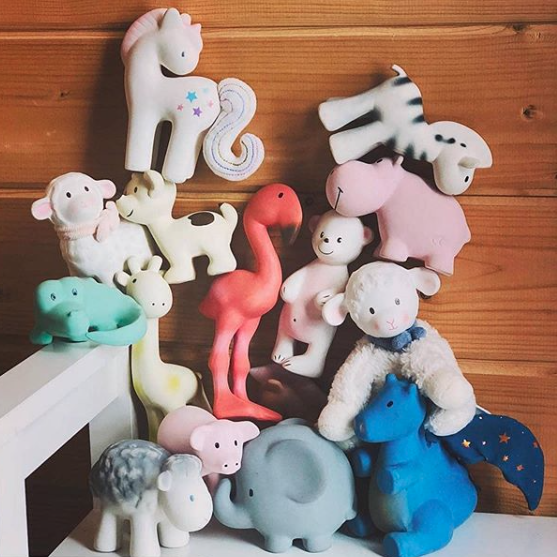 Natural rubber toys for babies. Official Shop